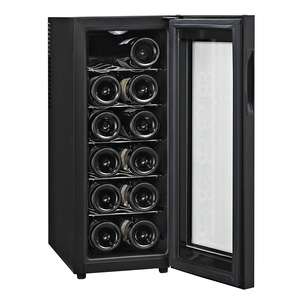 B-Ge-Cava-12Botellas-Negro-GW12XDBB-Derecha-abierta