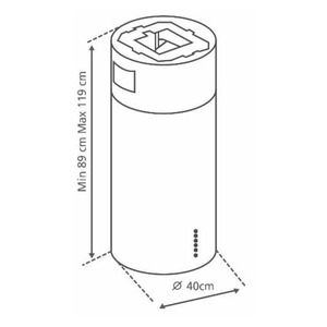 E-Ge-Campana-40Cm-Inox-CGCI400I0-Isometrico