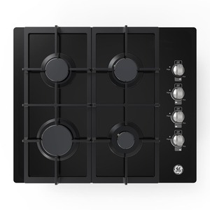Cubierta de Empotre a Gas 60 cm Vidrio Negro GE - CGG6020V1