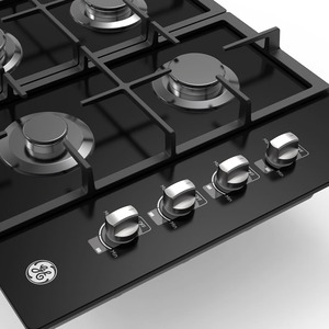 Cubierta de Empotre a Gas 60 cm Vidrio Negro GE - CGG6020V1