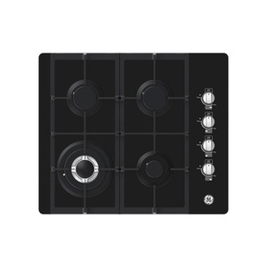 Cubierta de Empotre a Gas 60 cm Vidrio Negro GE - CGG6025V1