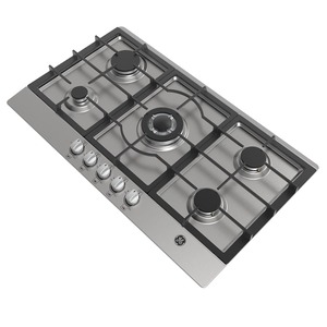 Cubierta de Empotre a Gas 86 cm Inoxidable GE - CGG8610I2