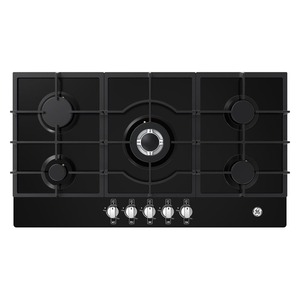 Cubierta de Empotre a Gas 86 cm Vidrio Negro GE - CGG8615V2