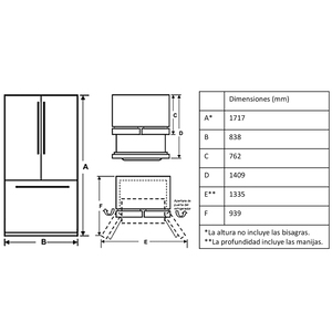 H-Ge-Refrigerador-672L-DarkSlate-PFQ25LERCDS-Isometrico