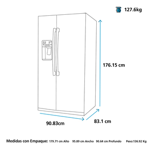 H-Ge-Refrigerador-755L-BlackSteel-PQL26PGKFPS-Isometrico