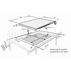 Cubierta Inducción 60cm Inoxidable GE Profile - PIP6014