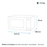 Horno Microondas de 39.6 Litros. Espejo GE Appliances - MGE14SEJG