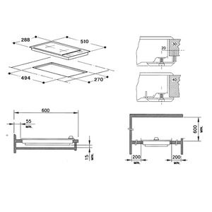 Cubierta de Empotrar 30cm BQQ Inoxidable IO Mabe - IO313DBBQI0