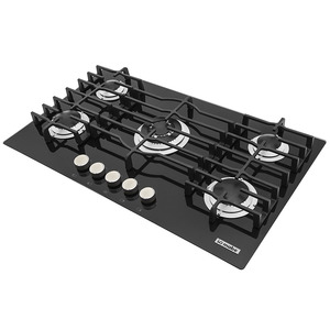 Cubierta a gas 85 cm vidrio negro IO Mabe - IO900PBI0