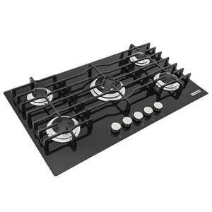 Cubierta a gas 85 cm vidrio negro IO Mabe - IO900PBI0