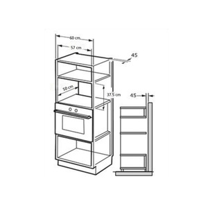 Horno microondas 31 L Inoxidable IO Mabe - IO110MDI