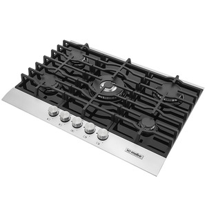Cubierta de Empotrar 70cm Vidrio Templado Negra IO Mabe - IO715G0
