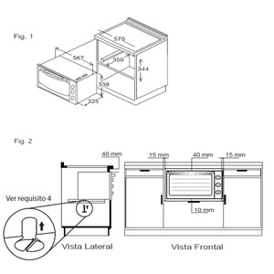 Horno de Empotrar Eléctrico de 60cm Inoxidable Mabe - HMFM6036EI0