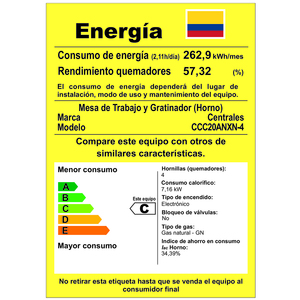 Estufa de Piso de 20