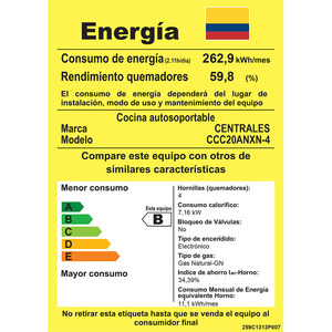 Estufa de Piso de 20