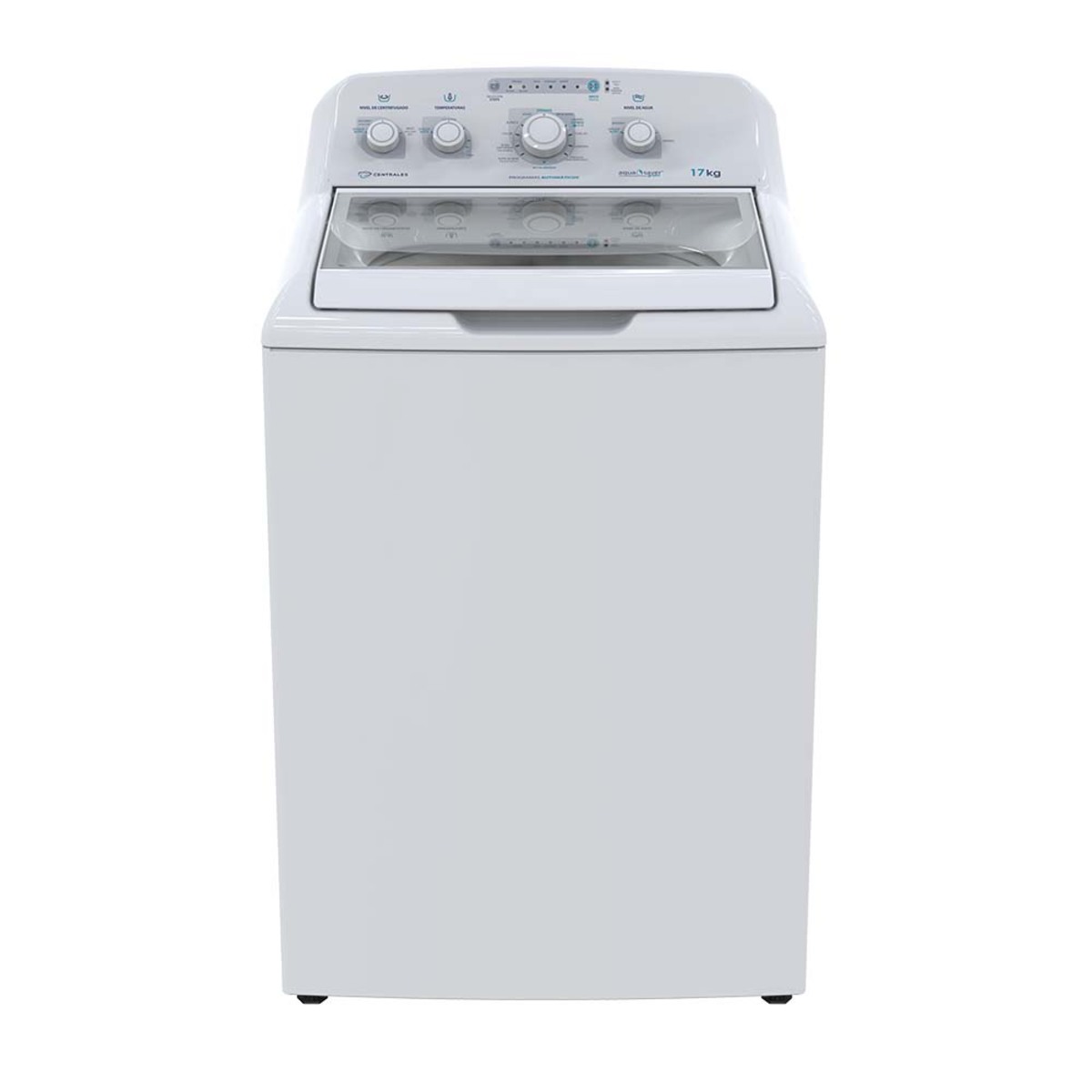 lavadora automatica 17 kg blanca centrales lca77104vbab1