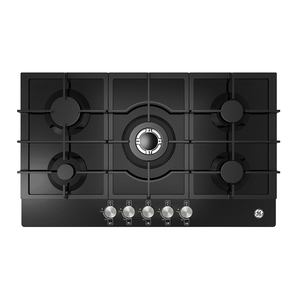 Cubierta a gas 85 cm Vidrio negro GE - CGG8615V1