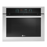 Horno de Empotrar a Gas 80cm Inoxidable Vidrio Negro GE Profile - HGP8070K0