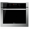Horno de Empotrar a Gas 80cm Inoxidable Vidrio Negro GE Profile - HGP8070K0