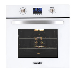 Horno de Empotrar a Gas 60cm Vidrio Blanco Io mabe IO6055STLWB0