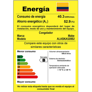 Congelador Horizontal 520 L Blanco Mabe - ALASKA520B2