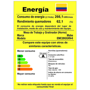 Estufa de Piso de 20