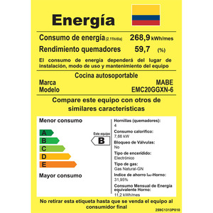 Estufa de Piso de 20