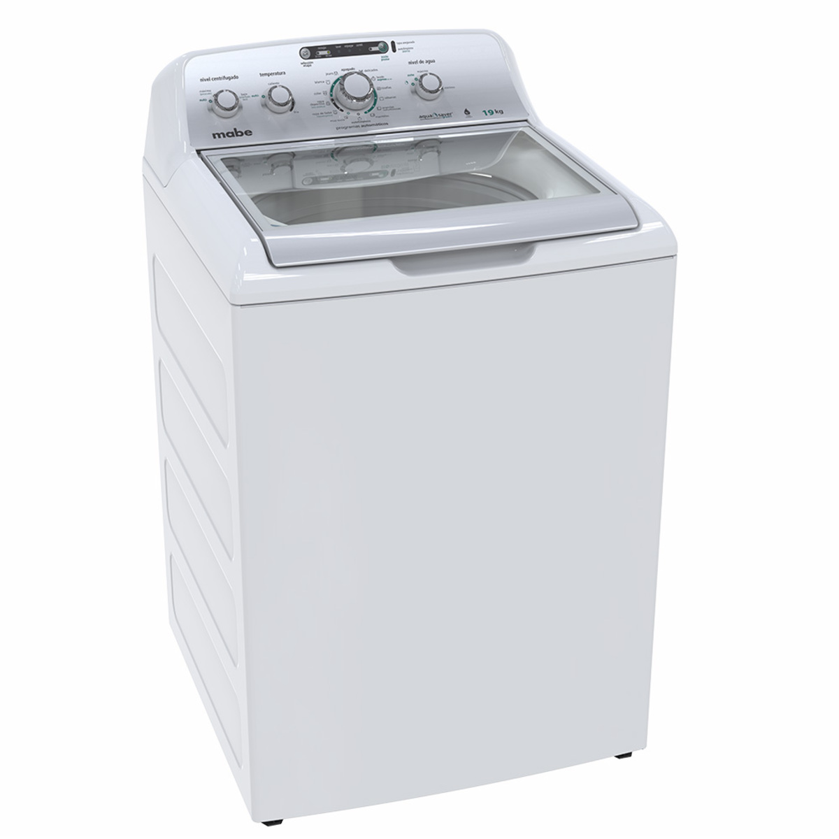 Lavadora Automatica Infusor De 19 Kg Blanca Mabe Lmawbab0 Lavadoras Lavado Y Secado Tienda Mabe Online