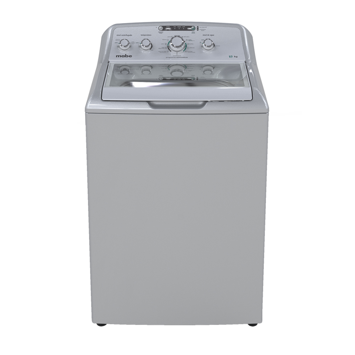 Lavadora Automatica Infusor De 19 Kg Gris Mabe Lmawgab0 Lavadoras Lavado Y Secado Tienda Mabe Online