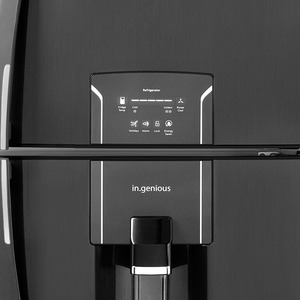 Nevera No Frost 300 Lts. Brutos Panel Digital Black Stainless Steel Mabe-RMA300FZCC