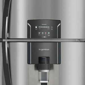 Nevera No Frost 300 Lts. Brutos Panel Digital Extreme Inox Mabe-RMA300FZCU