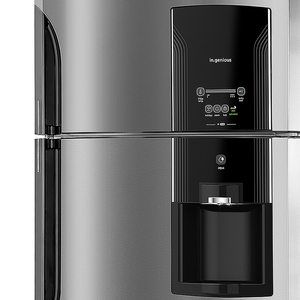 Nevera No Frost 400 Lts. Brutos Inoxidable Mabe - RMS400IBBRX0