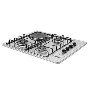 Cubierta de Empotrar Mixta de 60cm Inoxidable Mabe - CMM6054SC-0CON